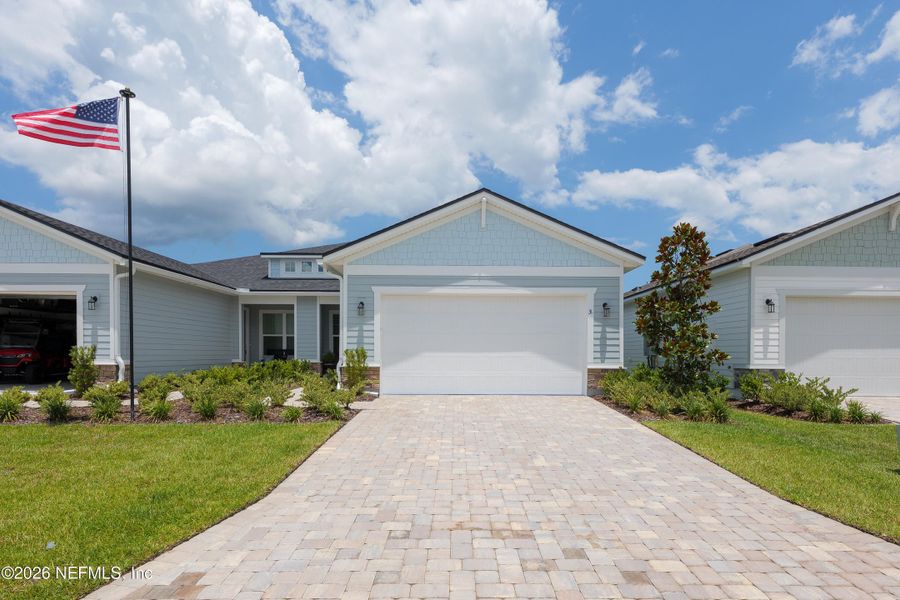 Front exterior of a new home in , St. Augustine, FL, highlighting curb appeal (Image 24).
