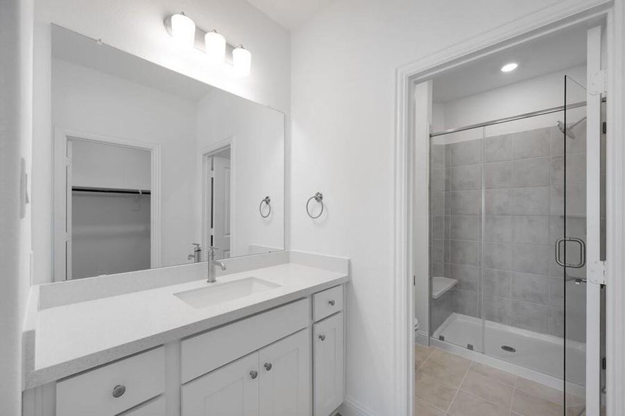 Furnished interior view inside a new home in South Oak 60s, Lakewood Village (Image 12).