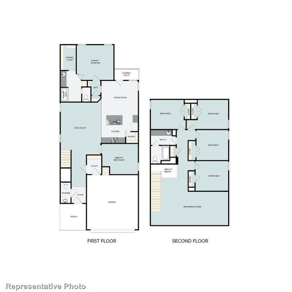 2D floor plan layout of this home in Edgebrooke, Pflugerville, TX (Image 5). 2D floor plan layout of this home in Edgebrooke, Pflugerville, TX (Image 5).