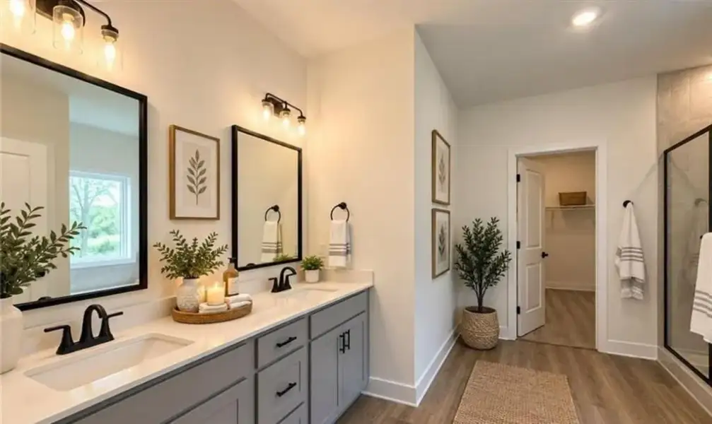 Furnished interior view inside a new home in , Villa Rica (Image 10).