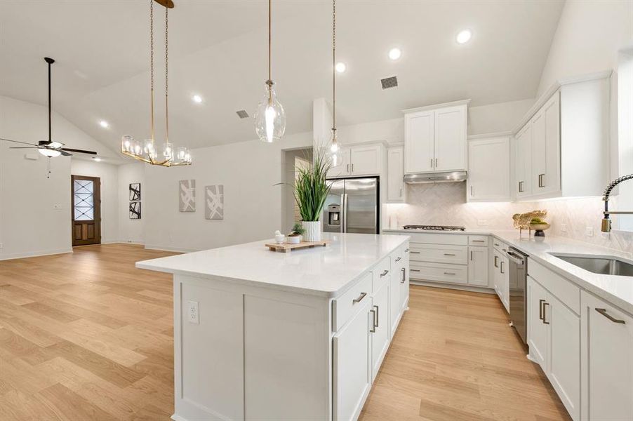 Furnished interior view inside a new home in Elements at Viridian - Garden Series, Arlington (Image 14).