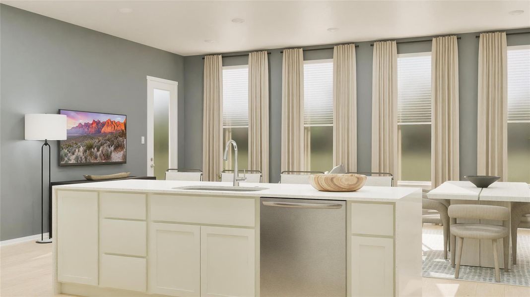 Furnished interior view inside a new home in Anniston, Katy (Image 20).