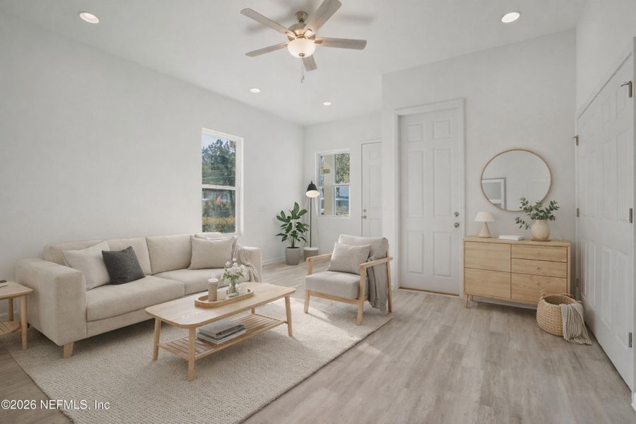 Furnished interior view inside a new home in , Jacksonville (Image 5).