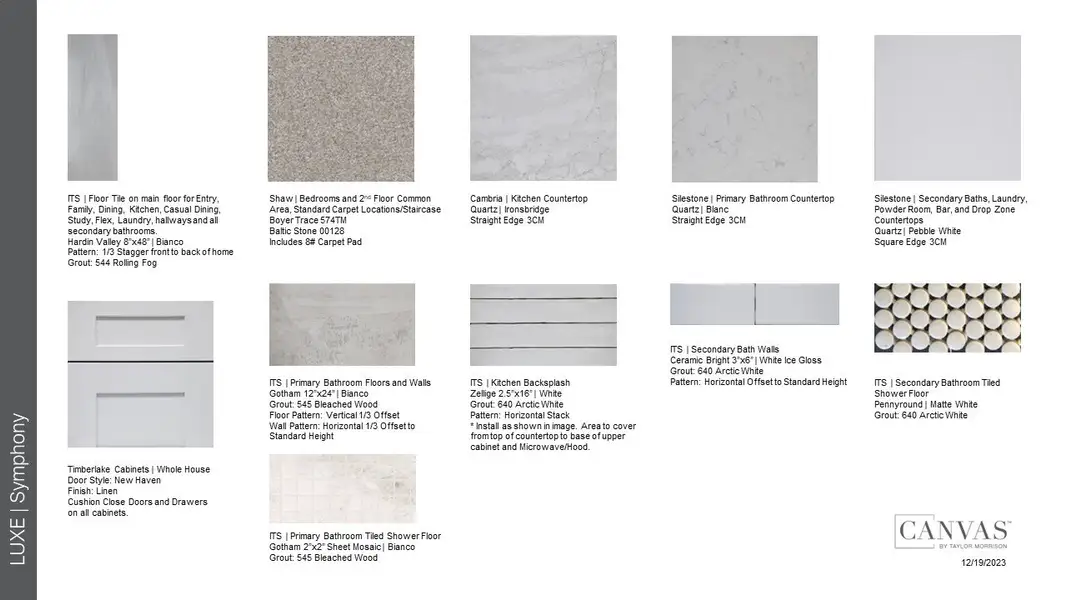 Sample of building materials used in homes in Esplanade at Tradition, Port St. Lucie (Image 23). Sample of building materials used in homes in Esplanade at Tradition, Port St. Lucie (Image 23).