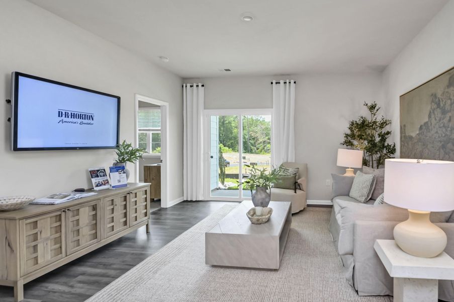 Furnished interior view inside a new home in Mulberry Landing, Orangeburg (Image 15). Furnished interior view inside a new home in Mulberry Landing, Orangeburg (Image 15).