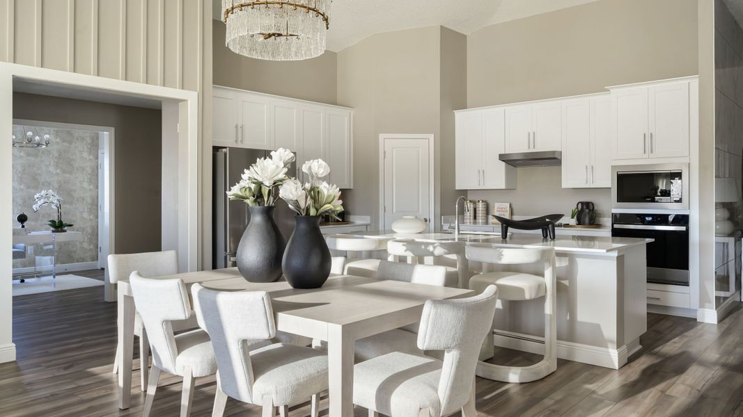 Representative furnished interior of a home built from the Jazmin by Casa Fresca Homes in Pasadena Landing, Wesley Chapel (Image 7).