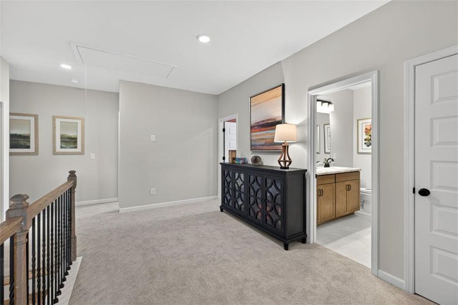 Furnished interior view inside a new home in Jones Ridge, Dallas (Image 26).
