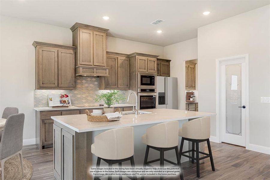 Furnished interior view inside a new home in Villages of Walnut Grove, Midlothian (Image 8). Furnished interior view inside a new home in Villages of Walnut Grove, Midlothian (Image 8).