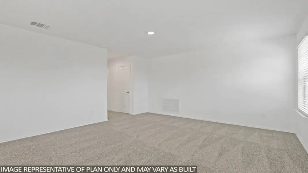 Representative unfurnished interior of a home built from the Kendall by D.R. Horton in Madeley Creek Preserve, Conroe (Image 24). Representative unfurnished interior of a home built from the Kendall by D.R. Horton in Madeley Creek Preserve, Conroe (Image 24).