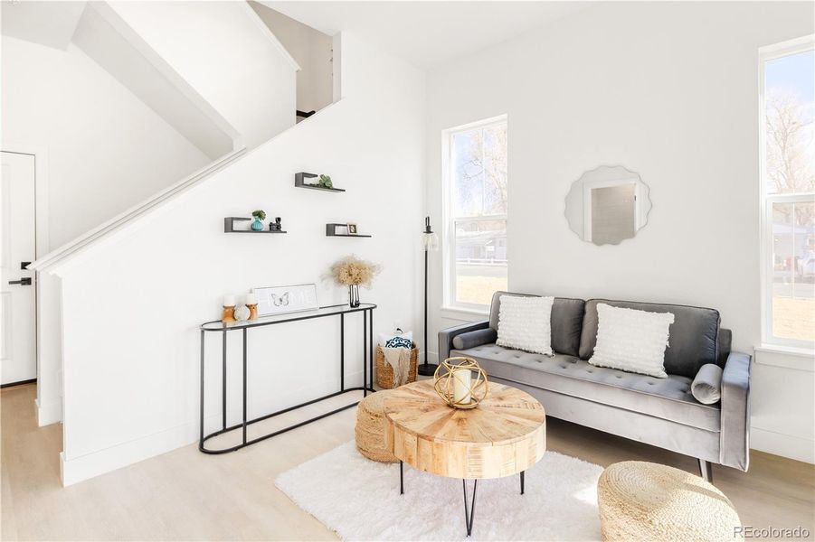 Furnished interior view inside a new home in , Arvada (Image 30).