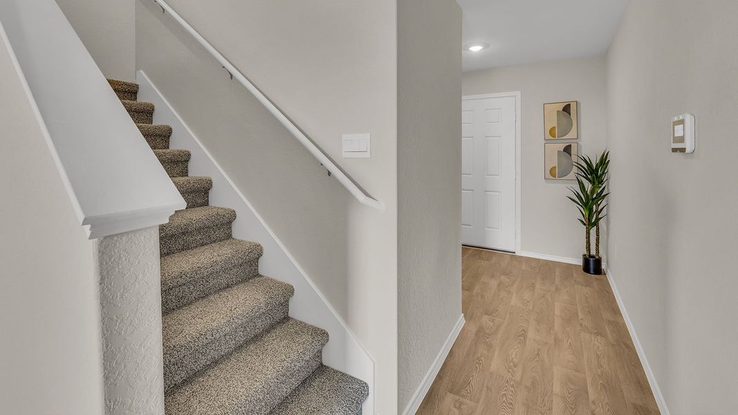 Representative unfurnished interior of a home built from the The Franklin by D.R. Horton in Ladera, Luling (Image 22).