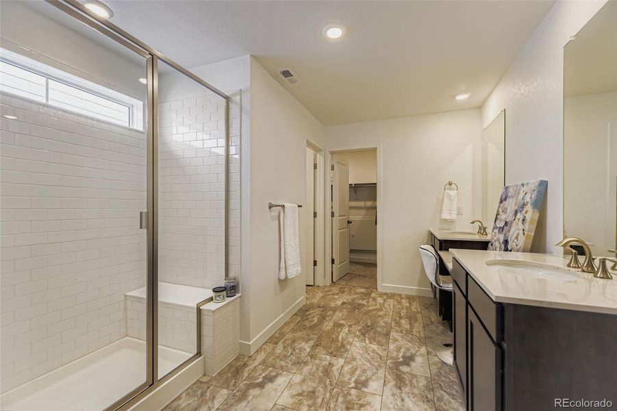 Furnished interior view inside a new home in Newlin Crossing, Parker (Image 8).