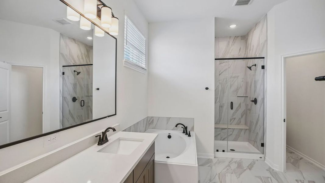 Furnished interior view inside a new home in Woodforest, Montgomery (Image 12).