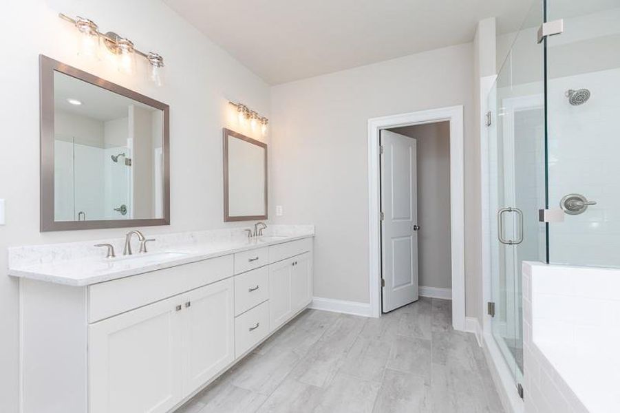Furnished interior view inside a new home in Waterhaven, Cumming (Image 11).