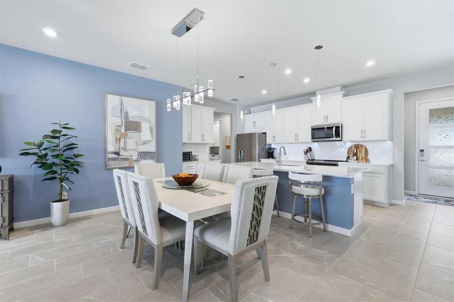 Furnished interior view inside a new home in , Venice (Image 11). Furnished interior view inside a new home in , Venice (Image 11).