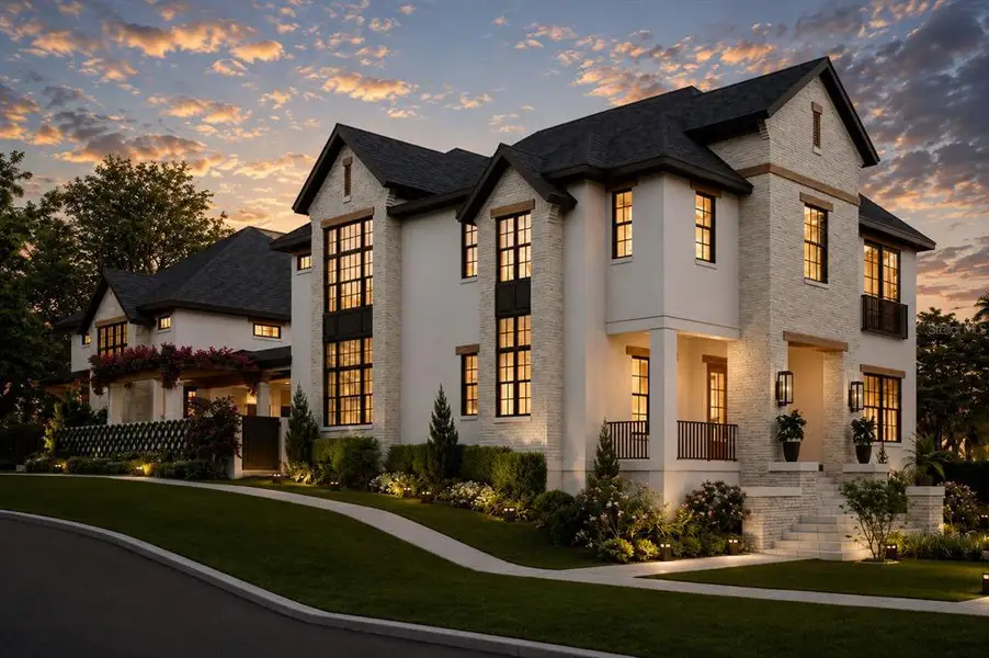 Front exterior of a new home in , Tampa, FL, highlighting curb appeal (Image 6). Front exterior of a new home in , Tampa, FL, highlighting curb appeal (Image 6).