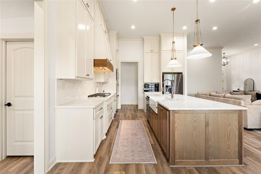 Furnished interior view inside a new home in , Woodway (Image 29).