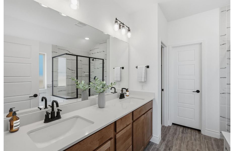 Furnished interior view inside a new home in Legacy at Lake Dunlap, New Braunfels (Image 3).