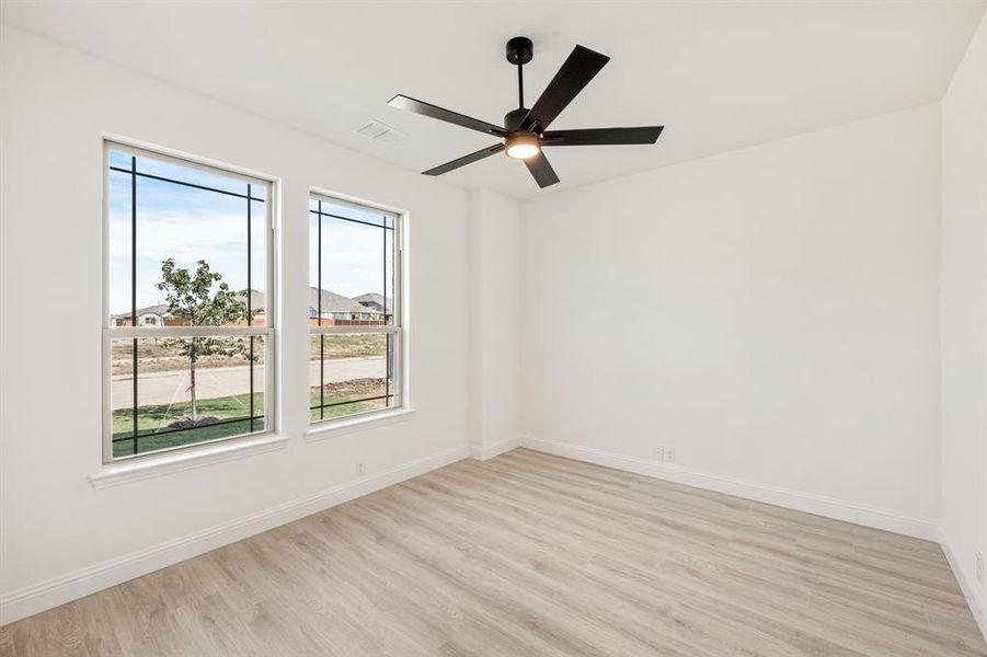 Spacious, unfurnished interior of a new home in Star Ranch Classic 50, Godley (Image 19). Spacious, unfurnished interior of a new home in Star Ranch Classic 50, Godley (Image 19).
