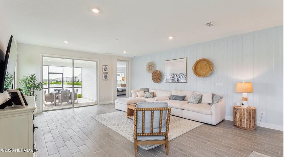 Furnished interior view inside a new home in Silver Falls Single Family at SilverLeaf: Silver Falls 50s at SilverLeaf, St. Johns (Image 16). Furnished interior view inside a new home in Silver Falls Single Family at SilverLeaf: Silver Falls 50s at SilverLeaf, St. Johns (Image 16).