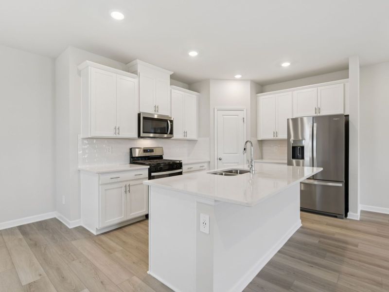 Furnished interior view inside a new home in Marshburn Landing - Bungalow Series, Wendell (Image 4).
