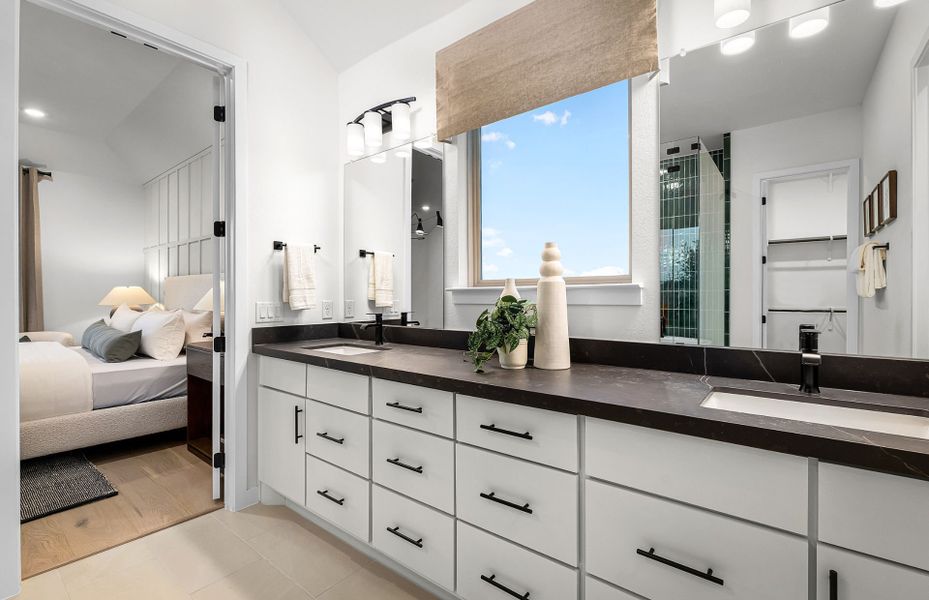 Representative furnished interior of a home built from the Doucette by Pulte Homes in Blue Creek Trails, Richmond (Image 18). Representative furnished interior of a home built from the Doucette by Pulte Homes in Blue Creek Trails, Richmond (Image 18).