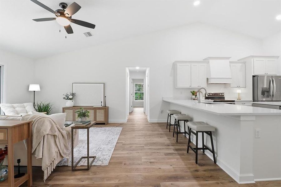 Furnished interior view inside a new home in , Crystal River (Image 14).