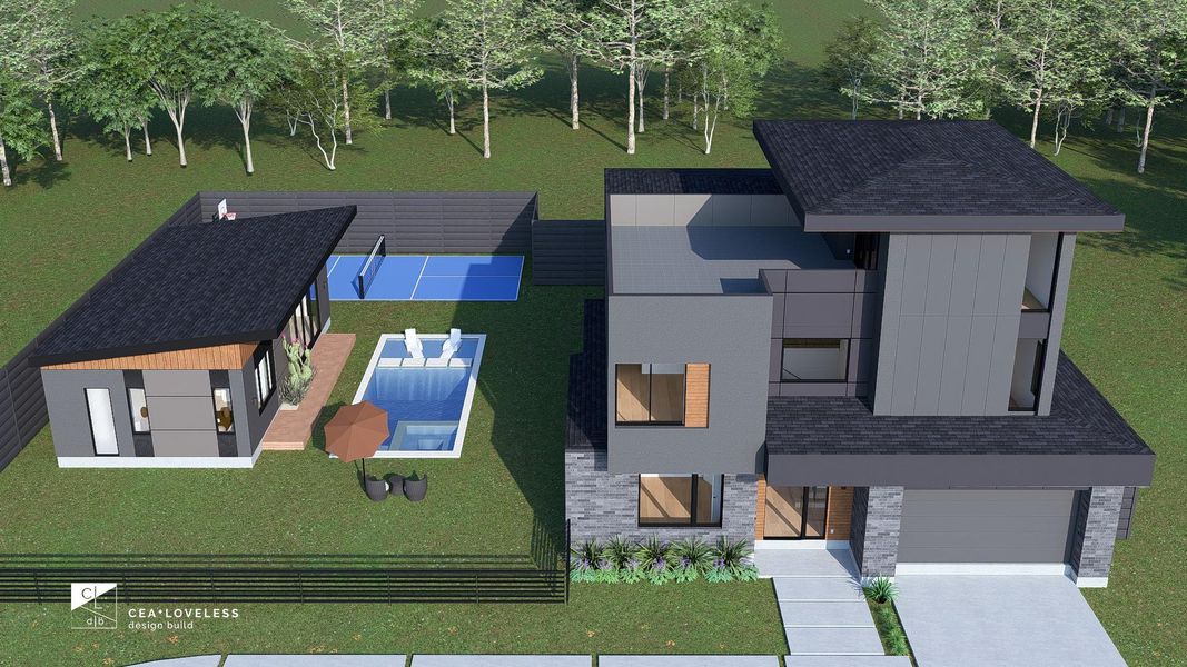 Conceptual rendering of the home's exterior. Actual appearance may vary based on final construction and selections. Conceptual rendering of the home's exterior. Actual appearance may vary based on final construction and selections.