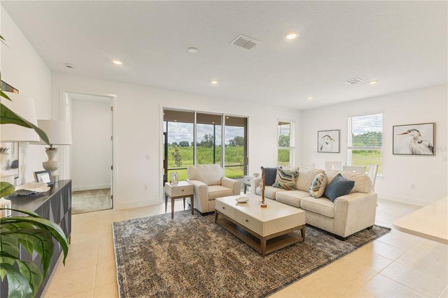 Furnished interior view inside a new home in Ocala Preserve, Ocala (Image 24).