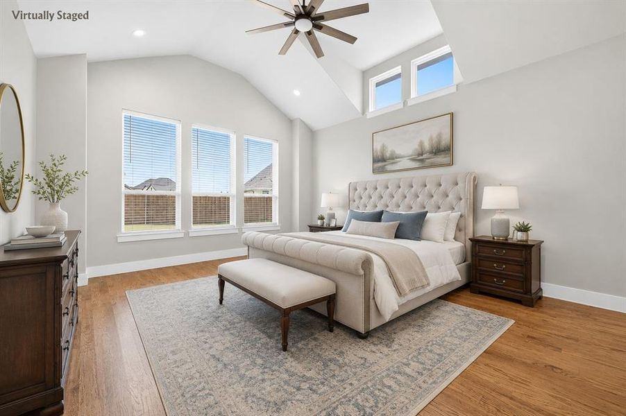 Furnished interior view inside a new home in Light Farms Graham/Reagan, Celina (Image 12).