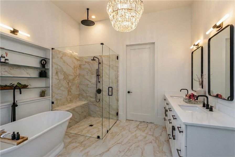 Furnished interior view inside a new home in , Milton (Image 12).