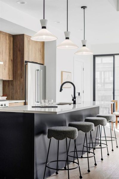 Furnished interior view inside a new home in , Denver (Image 9).