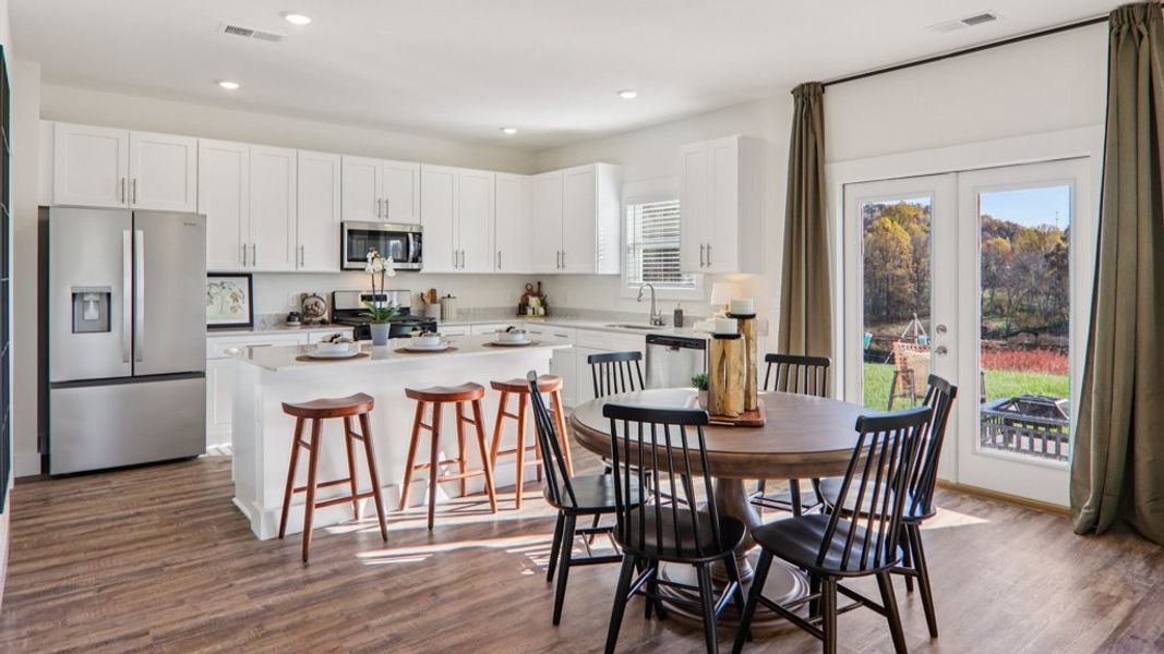 Furnished interior view inside a new home in Fieldcrest Acres, Blountville (Image 4).