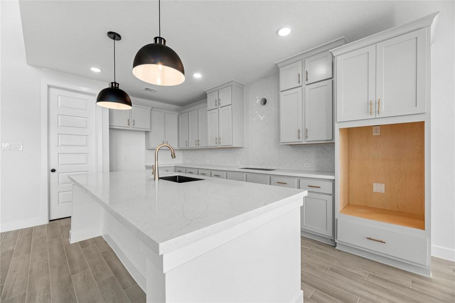 Furnished interior view inside a new home in Cross Creek West, Fulshear (Image 11).