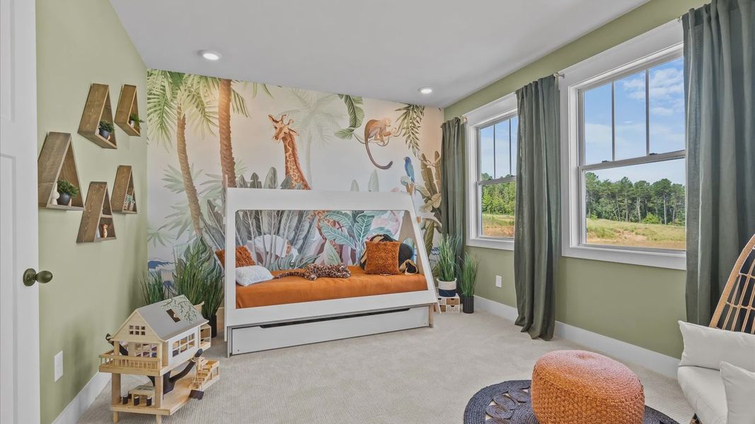 Furnished interior view inside a new home in Kayfield at Midway, Anderson (Image 23).