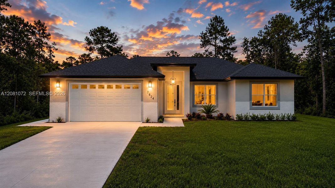 Front exterior of a new home in , Sebring, FL, highlighting curb appeal (Image 26).