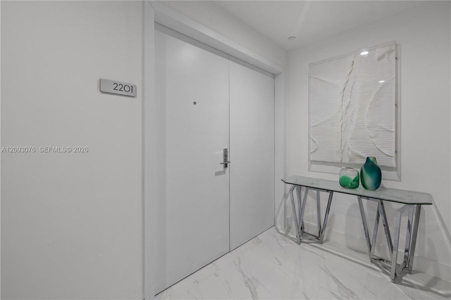Furnished interior view inside a new home in Aria Reserve, Miami (Image 11).