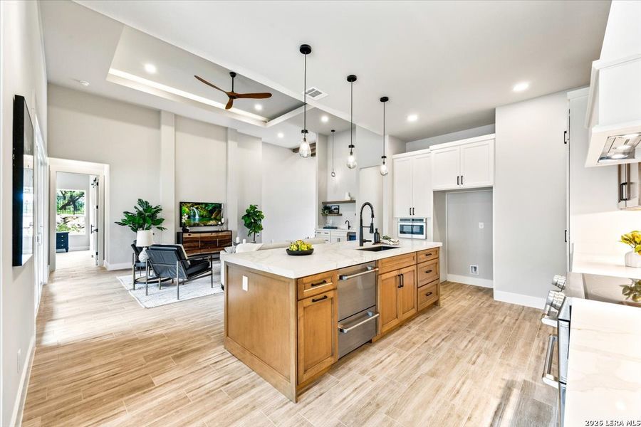 Furnished interior view inside a new home in , San Antonio (Image 11).