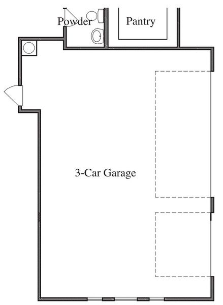 2D floor plan layout for the 2308 by Texas Homes in Pradera Ridge, Floresville, TX (Image 4).
