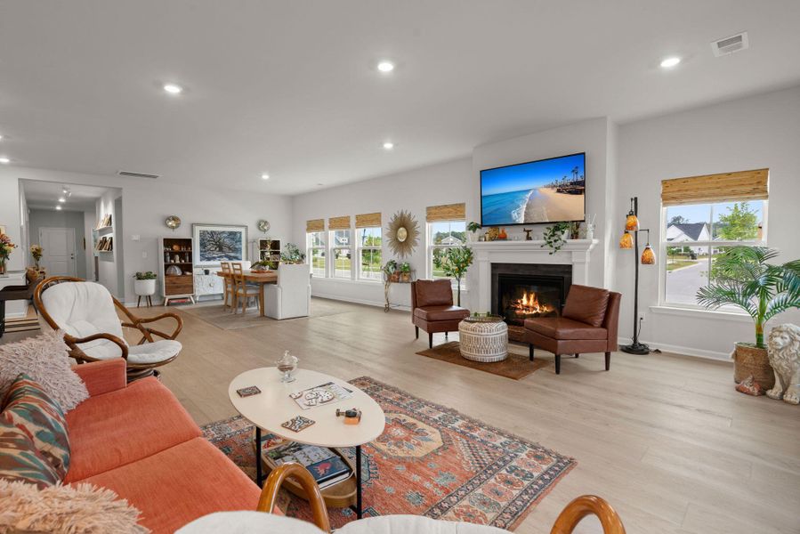 Furnished interior view inside a new home in Horizons at Summers Corner | 55+: The Legends, Summerville (Image 8).