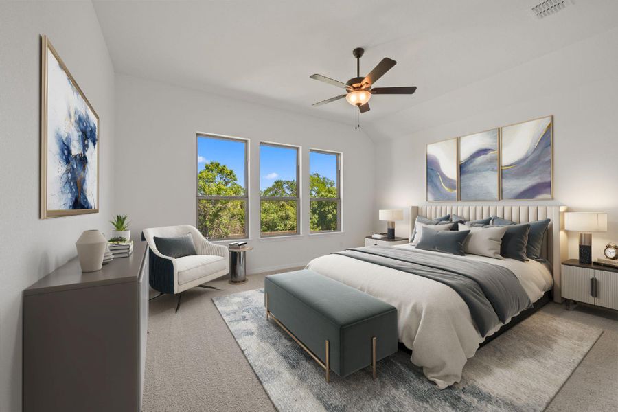 Primary Bedroom - Virtually Staged Primary Bedroom - Virtually Staged