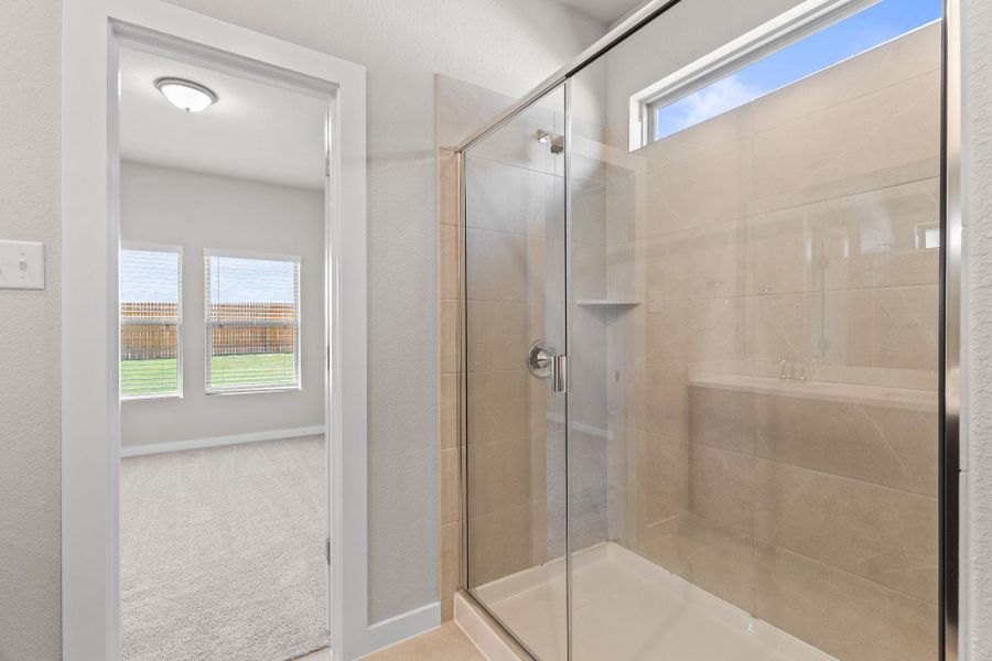 Walk-in shower in Primary Bath Walk-in shower in Primary Bath