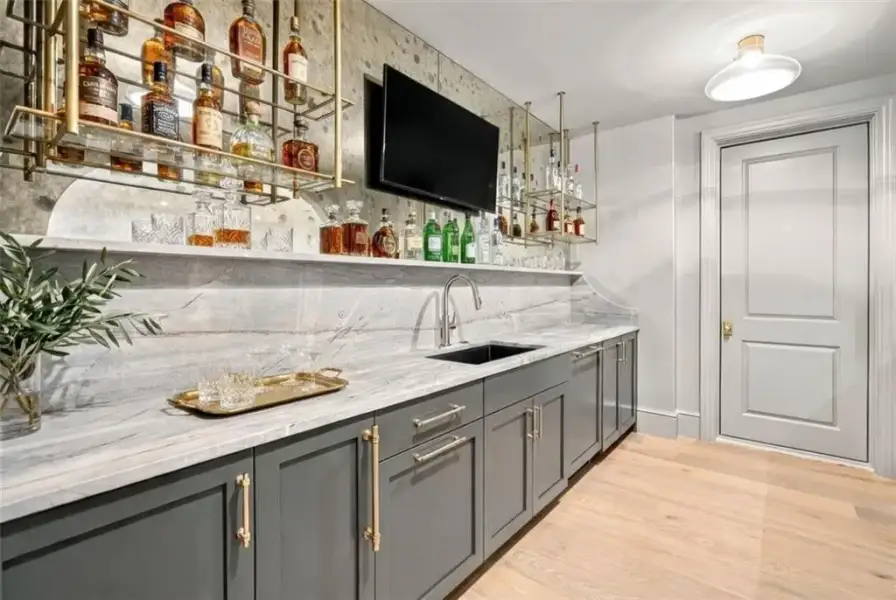 Furnished interior view inside a new home in , Atlanta (Image 31).