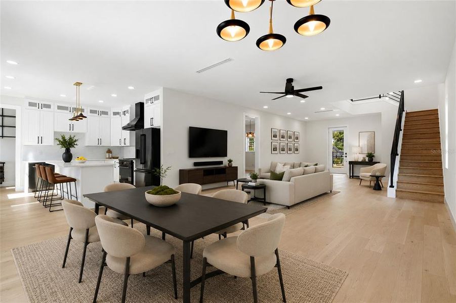 Furnished interior view inside a new home in , St. Petersburg (Image 5).