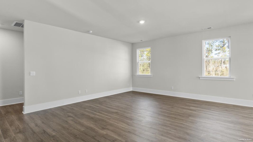 Spacious, unfurnished interior of a new home in The Haven at Indigo Preserve, Leland (Image 26).