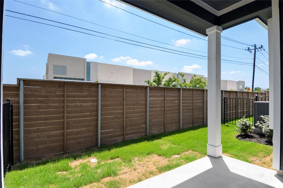 View of yard featuring a patio