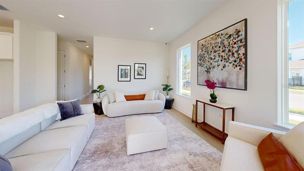 Furnished interior view inside a new home in , Orlando (Image 14).