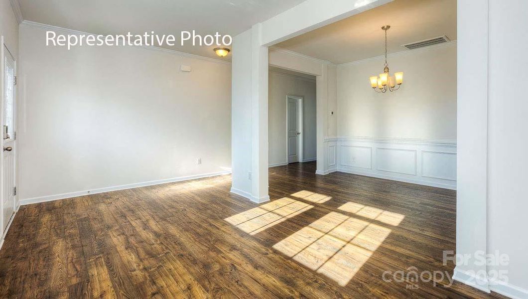 Spacious, unfurnished interior of a new home in Secrest Commons, Monroe (Image 18).
