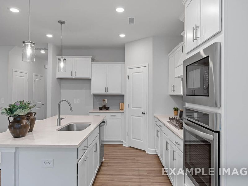 Furnished interior view inside a new home in Gregory Village Townhomes, Lillington (Image 13).