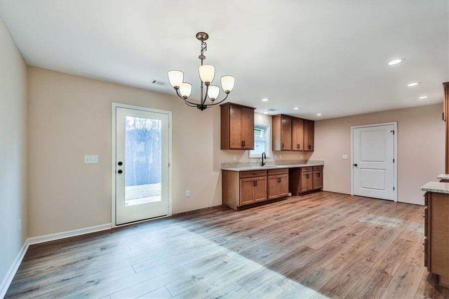 Furnished interior view inside a new home in , Rockmart (Image 6). Furnished interior view inside a new home in , Rockmart (Image 6).